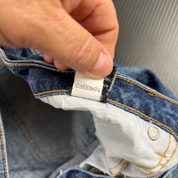 VS Victoria’s Secret Hipster Bootcut Blue Denim Jeans Size 10 TALL Y2K - Picture 8 of 13